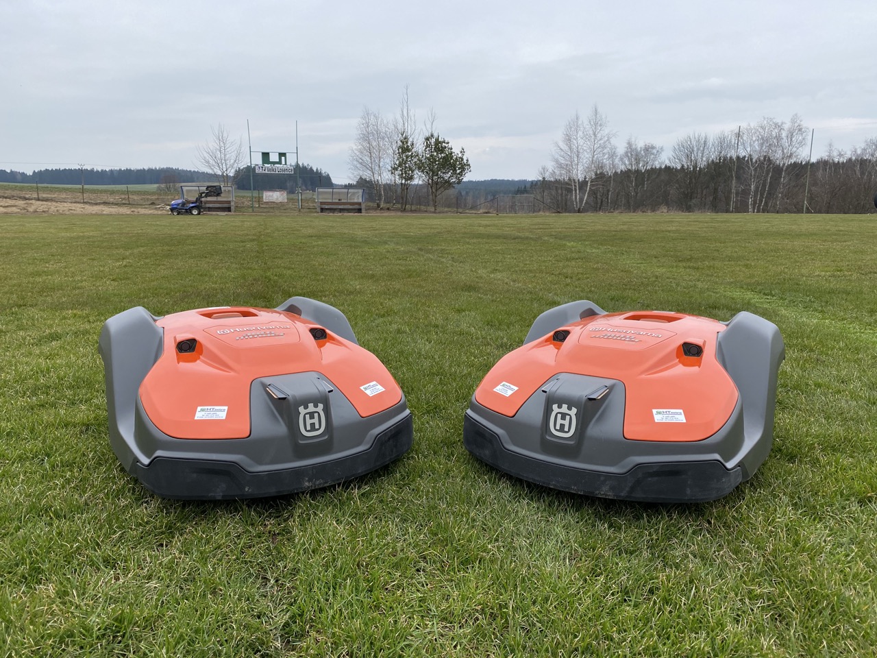 2x Husqvarna 550 ve Velké Losenici před prvním spuštěním v 4/2020